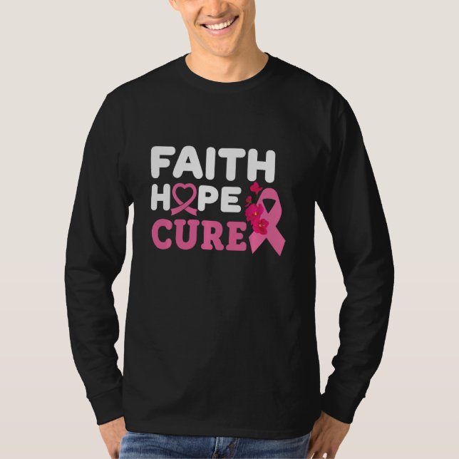 T-shirt Faith Hope Cure (Devant)