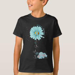 T-shirt Faith Hope Fight Love Elephant Type 1 Diabète Awa