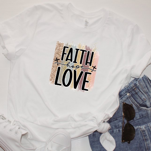 T-shirt Faith Hope Love (Créateur téléchargé)