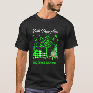 T-shirt Faith Hope Love Celiac Disease Awareness