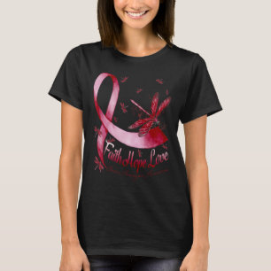T-shirt Faith Hope Love Cerveau Aneurysme Sensibilisation
