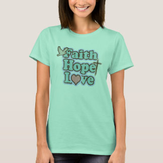 T-shirt Faith Hope Love Christian