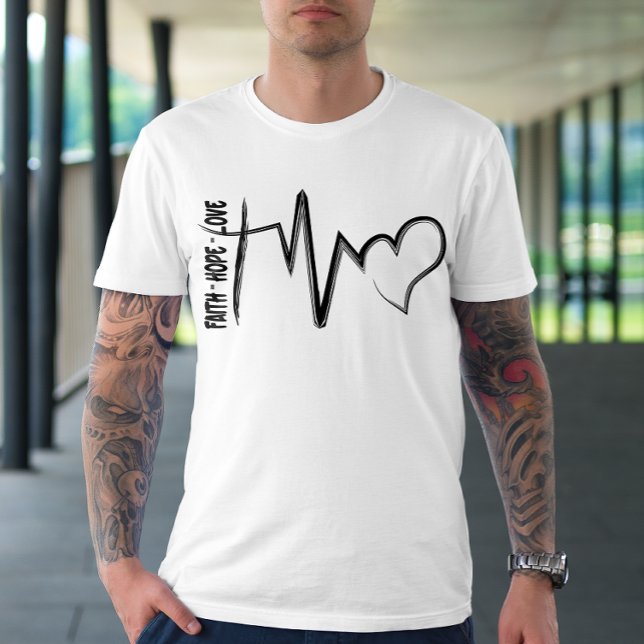 T-shirt Faith Hope Love Christian Shirt (Créateur téléchargé)