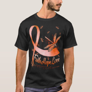 T-shirt Faith Hope Love COPD Sensibilisation libellule