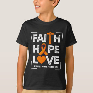 T-shirt Faith Hope Love Crps Sensibilisation