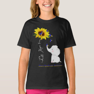 T-shirt Faith Hope Love Down Syndrome Sensibilisation
