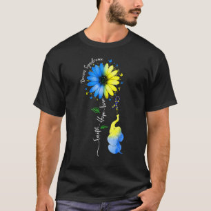 T-shirt Faith Hope Love Down Syndrome Sensibilisation Ruba