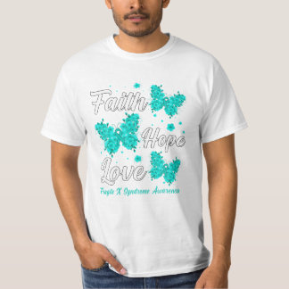 T-shirt Faith Hope Love Fragile