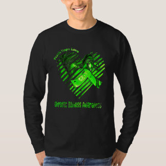 T-shirt Faith Hope Love Maladie chronique Sensibilisation