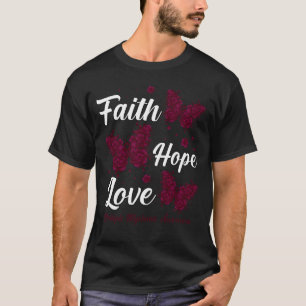 T-shirt Faith Hope Love Myeloma Multiple Myeloma Awareness