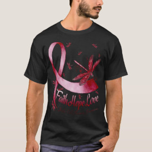 T-shirt Faith Hope Love Sickle Cell Anemia Awareness Drago