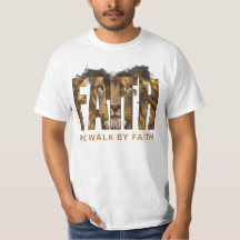 T-shirt Faith Lion Blanc