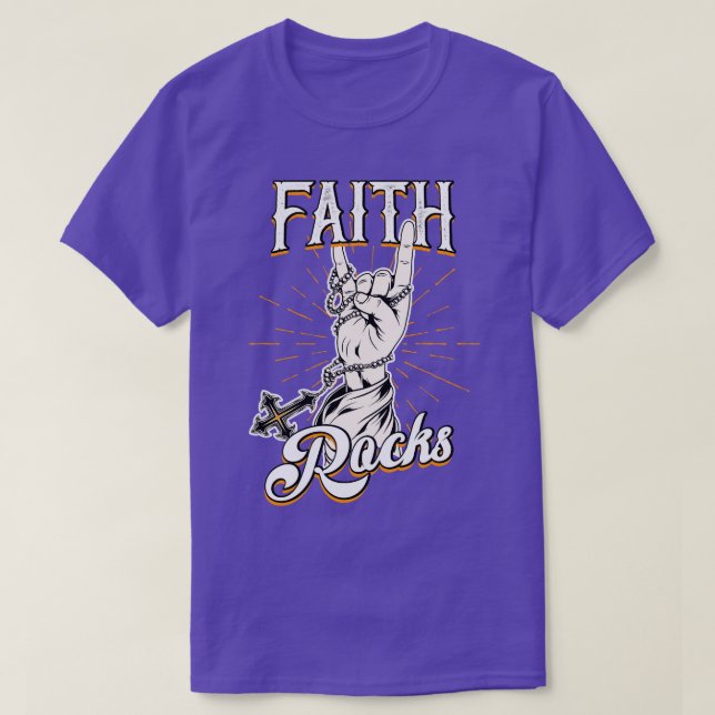 T-shirt Faith Rocks (Design devant)