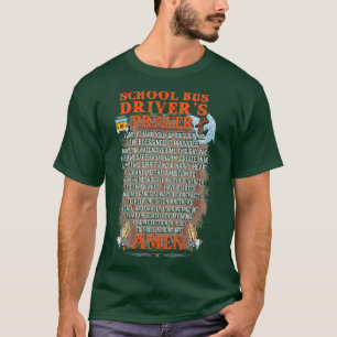T-shirt Faithful School Bus Driver