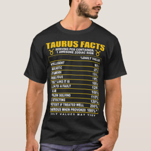 T-shirt Faits du Taurus