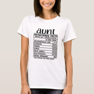 T-shirt Faits nutritionnels non significatifs