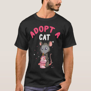 T-shirt Fake Cat pour Opossum et Possum 1