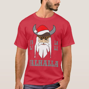 T-shirt Fala Lala Valhalla Noël Père Noël Viking Nordic M
