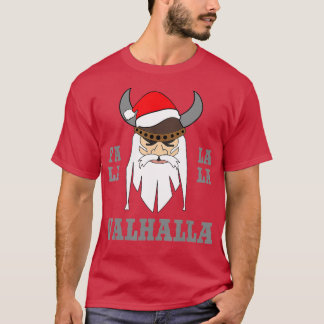 T-shirt Fala Lala Valhalla Noël Père Noël Viking Nordic M