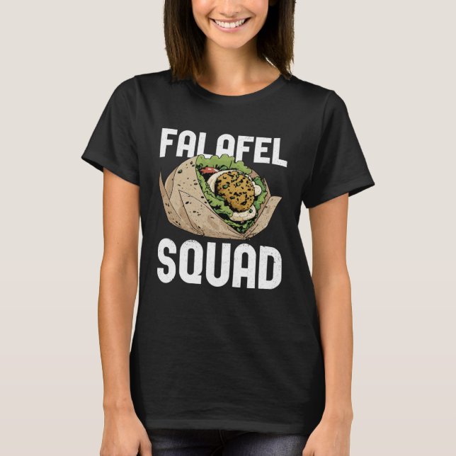 T-shirt Falafel Squad Levantine Food Hummus (Devant)