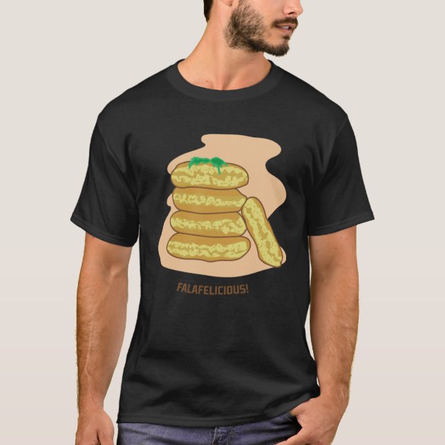 T-shirt Falafelicious Hummus Kebap Levantine Food Chef (Devant)