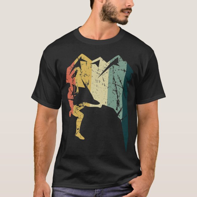 T-shirt Falaise d'escalade familiale (Devant)