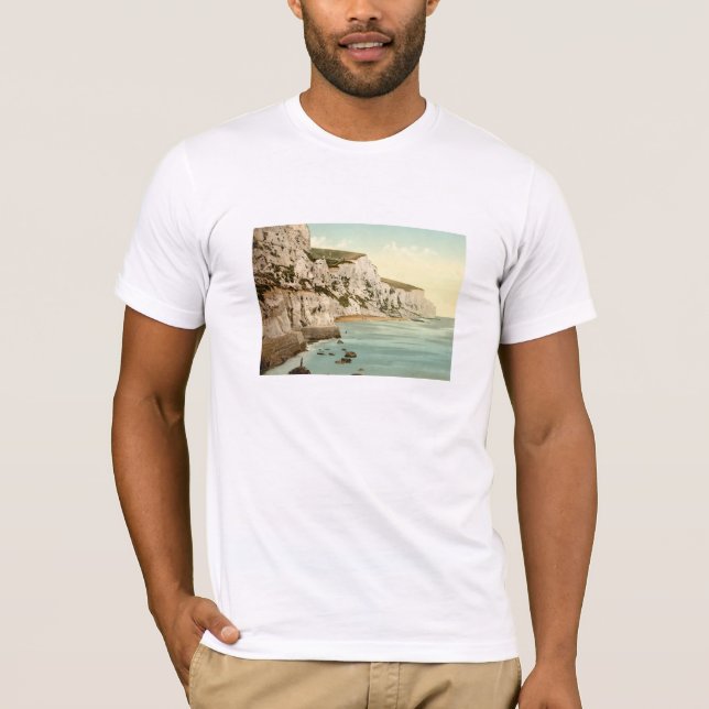 T-shirt Falaises blanches de Douvres, Kent, Angleterre (Devant)