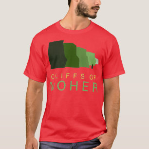 T-shirt Falaises de Moher Modern Irlande Irlande
