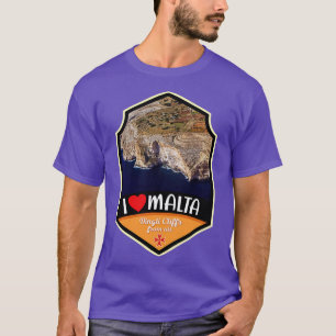 T-shirt Falaises Dingli De Malte De Airliner
