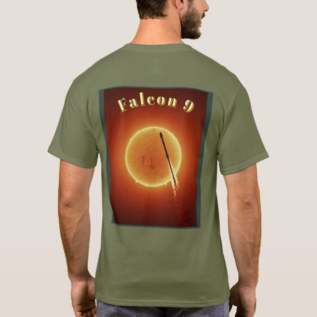 T-shirt Falcon 9 (Dos)