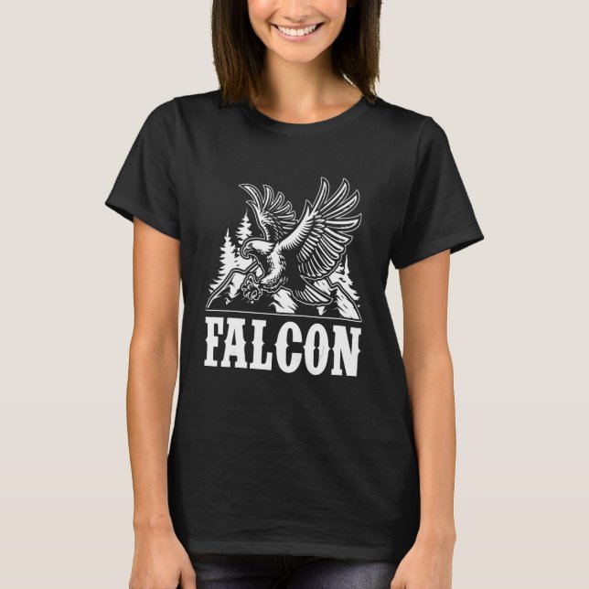 T-shirt Falcon Aigle Falconry Goshawk Hawks Oiseaux de pro (Devant)