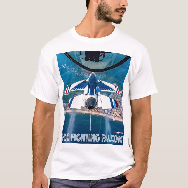 T-SHIRT FALCON DE COMBAT F-16C (Devant)