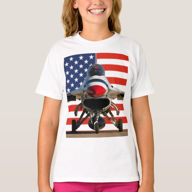 T-SHIRT FALCON DE COMBAT F-16C (Devant)