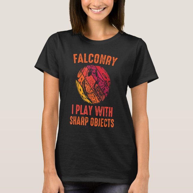 T-shirt Falcon - Falcon Je Joue Avec Des Objets Sharp - Oi (Devant)