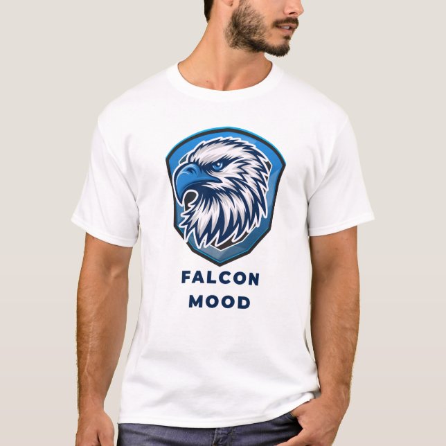T-shirt Falcon Mood | Bold & Elegant Arabic Design (Devant)