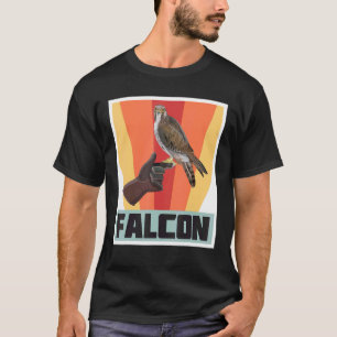 T-shirt Falcon Retro Vintage Falcon Avec Faucon Et Aigle