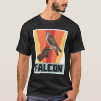 Falcon Retro Vintage Falcon Avec Faucon Et Aigle