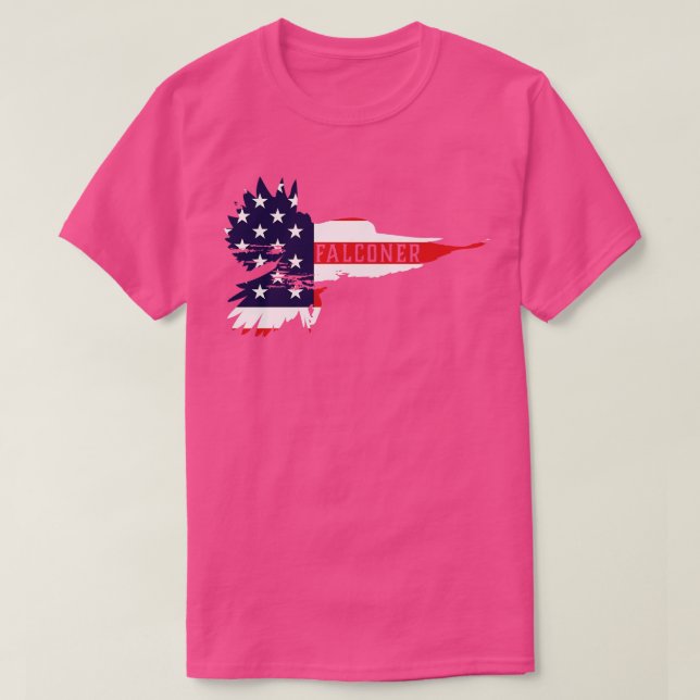 T-shirt Falconer américain (Design devant)
