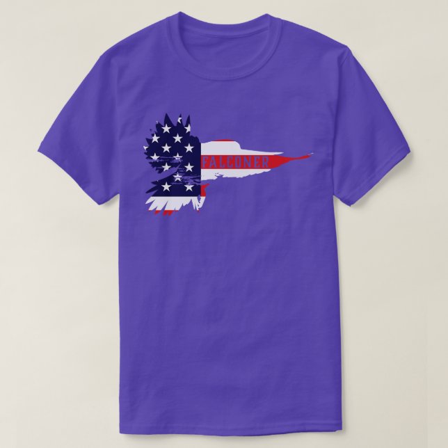 T-shirt Falconer américain (Design devant)