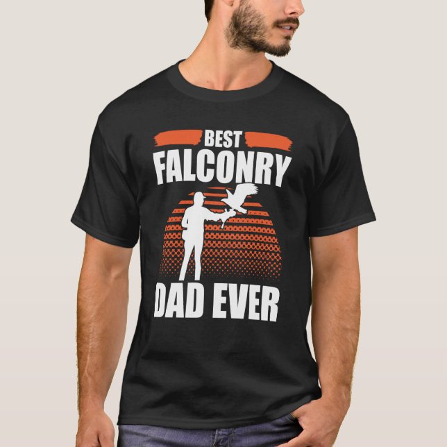T-shirt Falconer Chasseur Falconer Tracker Chasse au canar (Devant)