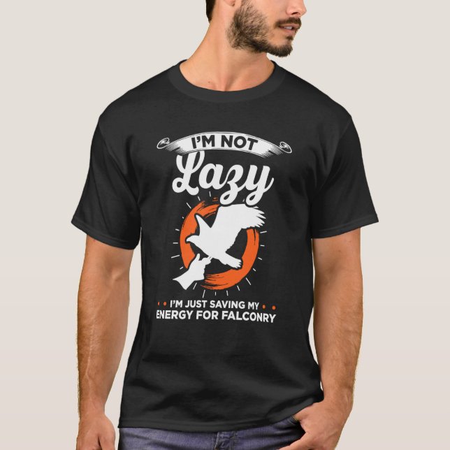 T-shirt Falconer Chasseur Falconer Tracker Chasse au canar (Devant)