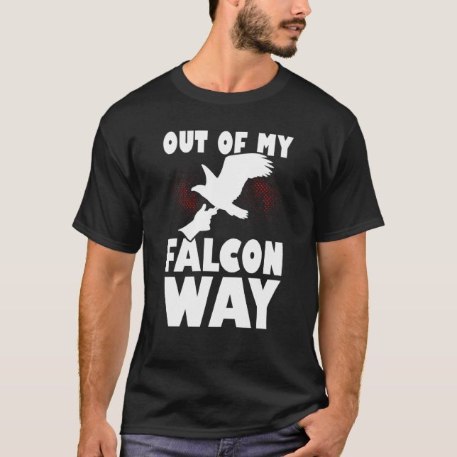T-shirt Falconer Chasseur Falconer Tracker Chasse au canar (Devant)