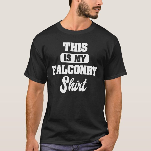 T-shirt Falconer Falconry Gamehawking Hawker Falcon (Devant)