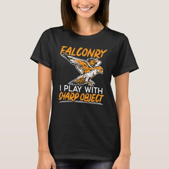 T-shirt Falconry Falcon chasse maître Falconer 1 (Devant)