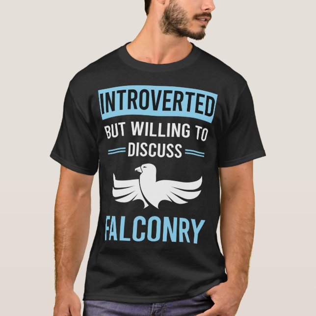 T-shirt Falconry Falconer introduit (Devant)