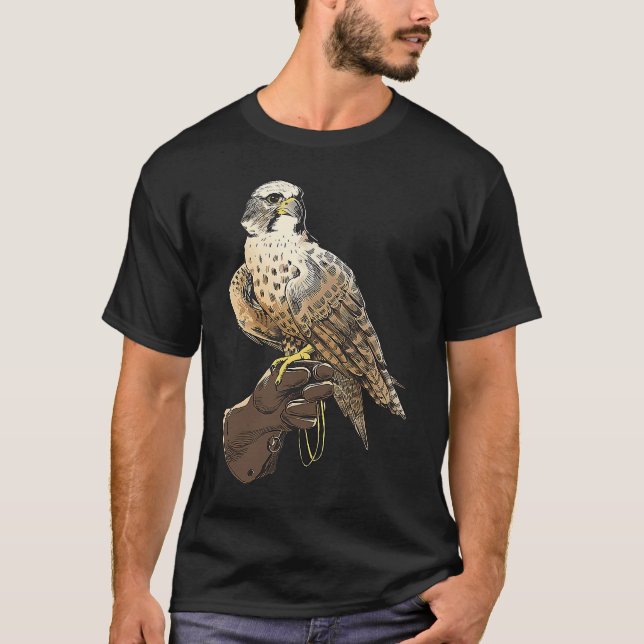 T-shirt Falconry Glove Falconer (Devant)