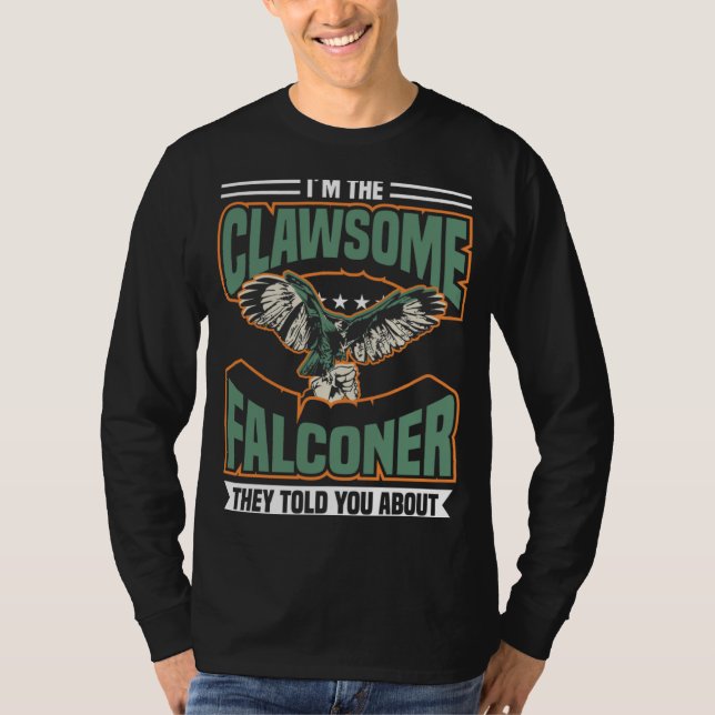 T-shirt falconry hawking ornithology gamehawking bird hunt (Devant)