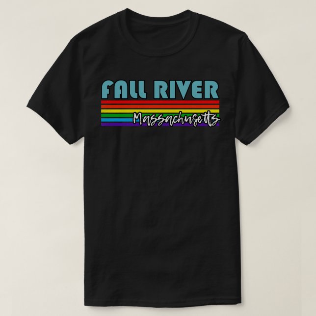 T-shirt Fall River Massachusetts Pride Fall River LGBT Gi (Design devant)