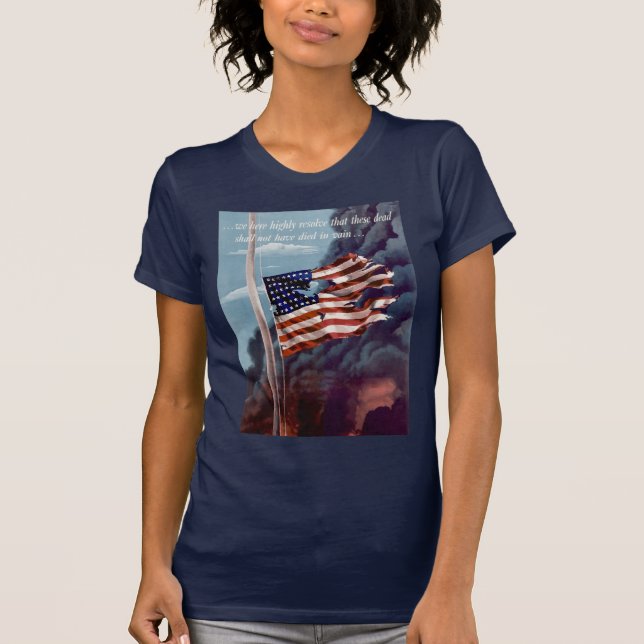 T-shirt Fallen Mais Pas Oublié (Devant)