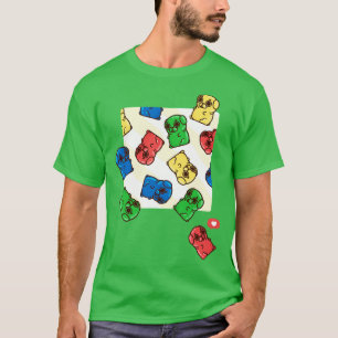 T-shirt Falling Gummy Puglie